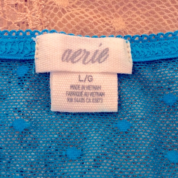 Aerie Sheer Lace Bikini style underwear size large - Picture 2 of 2